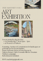 Art Exibition
Preview 7th July 3pm to 5pm